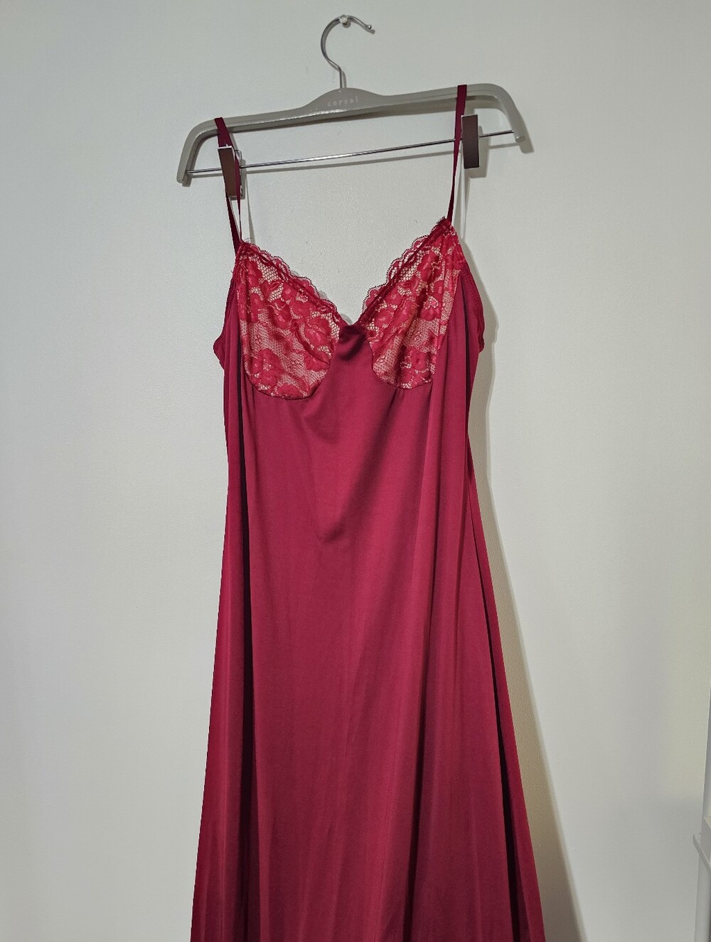 Women's Lace-Trim Long Slip Nightgown